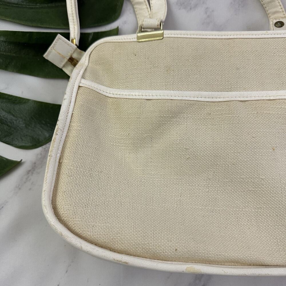 Enid Collins Of Texas Vintage 60s Embellished Purse Bag Lantern Bright Floral - Picture 10 of 12